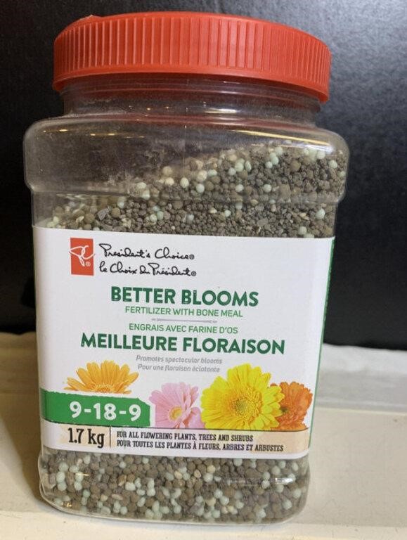 Better Blooms fertilizer 9-18-9