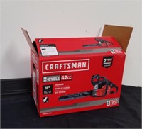 New craftsman 2-cycle 42cc 18-in chainsaw