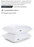 Set of 2 - Queen Pillows, White

*appears new,