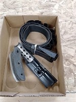 Ammo belt and gun parts