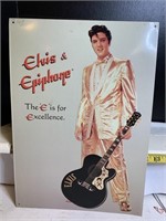 Tin sign Elvis  12x16 inch