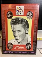 Tin sign Elvis 12x17 inch