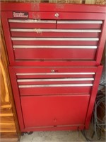 Popular Mechanic Two-Tier Tool Chest on Casters w/