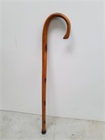 Vintage wood cane 36 in tall