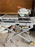 7in Diamondback Wet Tile Saw on Stand 6000rpm