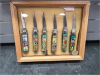 'Riders of the Silver Screen' (6) Knife Set & Case