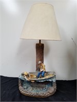 Cute Fisherman's lamp 35 in tall
