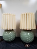 Two lamps 29 in tall