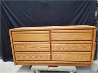 Six drawer dresser 58 x 29x 17 inches