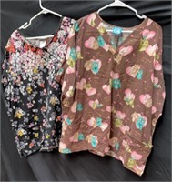 Two nice medical scrub tops size 2 XL