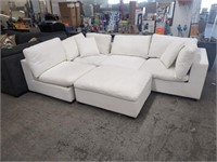 Thomasville 5-Piece Sectional Sofa in White