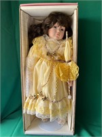 William Tung Porcelain Doll in Box Sarah