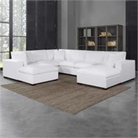 Thomasville 8-Piece Sectional Sofa in White