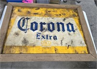41"×31" Metal Corona Sign