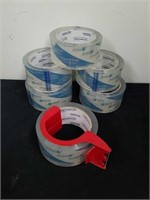 Six rolls of packing tape