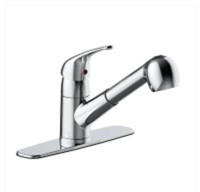 Kitchen Water Faucet w/Pullout Sprayer