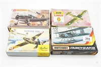 (4) Model Planes Matchbox Faireyseafox,