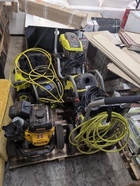 Bulk Lot of Pressure Washers