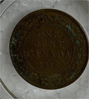 1918 Large Canadian penny