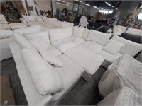 Thomasville 6-Piece Sectional Sofa in White