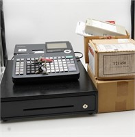 Casio Cash Register, Paper and Etc.