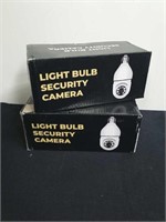 Two bulb security cameras