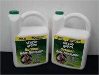 Two new 1 gallon bottles of simple green outdoor