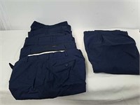 Six pairs of navy blue military pants size 35 r