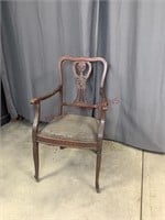 Mahogany Shellback Chair