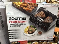 Gourmia food station smokeless grill and air