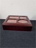 Picture frame jewelry box with some jewelry 3x