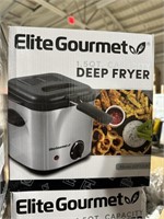 Elite Gourmet 1.5QT Capacity Deep Fryer box has