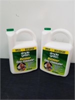 Two 1 gallon containers of simple green outdoor