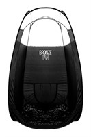 Bronze Tan Spray Tan Tent - Waterproof  Black