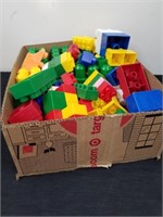 Box of large building block Legos