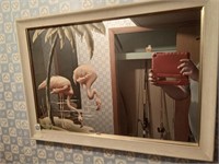 Flamingo mirror