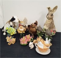 Group of miscellaneous household Decor figurines