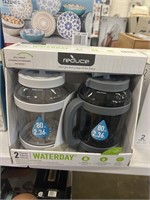 Reduce 2 pc 80z water jugs new