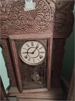 Unknown maker clock, 23"x15 with key