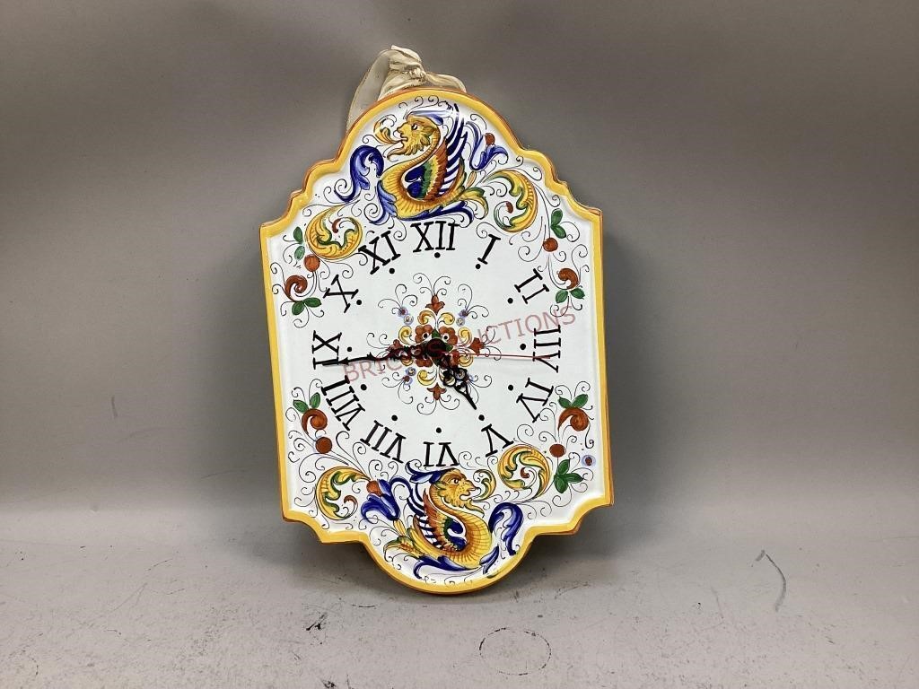 Cottura Ceramic Clock Made in Italy