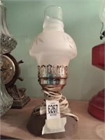 Electrical oil lamp, 12"