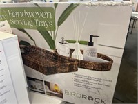 Bird Rock Home Handwoven Serving Trays