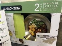 Tramontina Tri-Ply Clad Stainless Steel Fry Pan