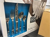 Mikasa Cosmo Satin 65-Piece Flatware Set