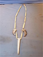 Handmade bone necklace