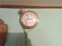 Pocket watch wall clock