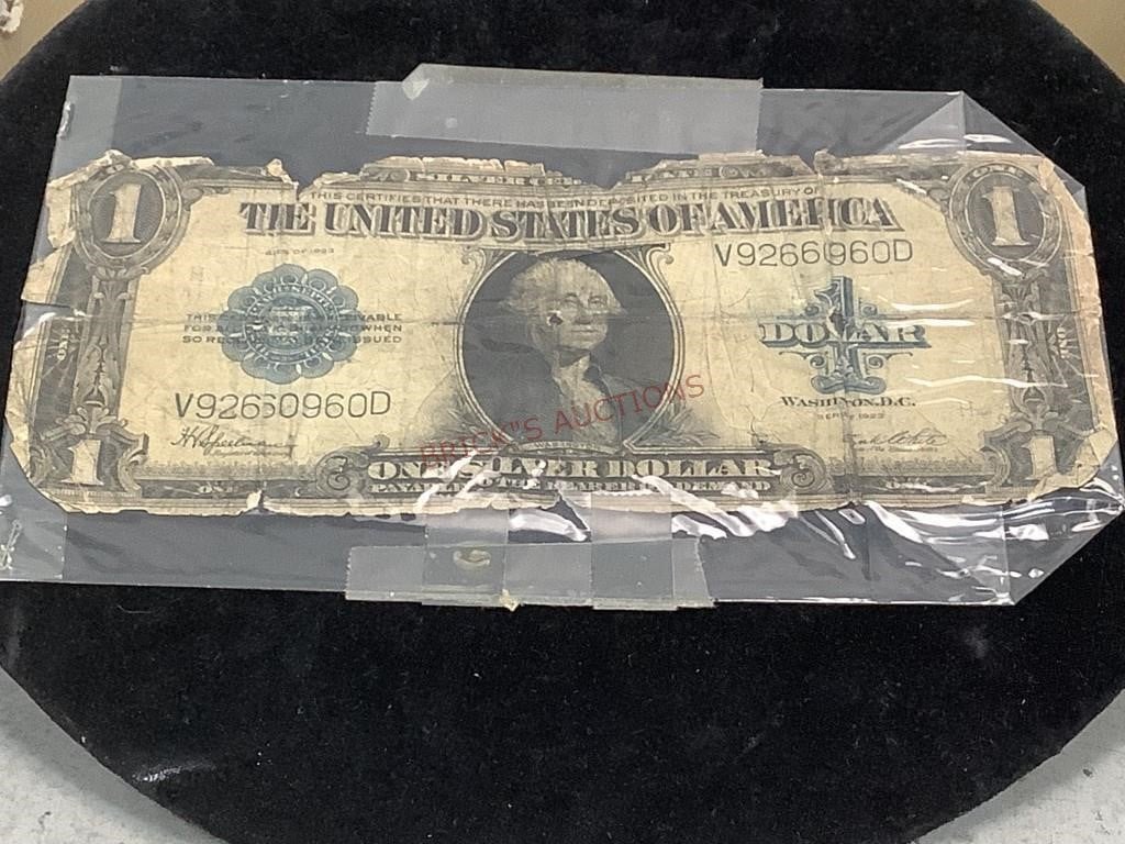 1923 1 Dollar Silver Certificate