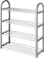 Whitmor 4-tier Compact Closet Shelves, Gray