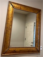 Large Wood Frame Wall Mirror