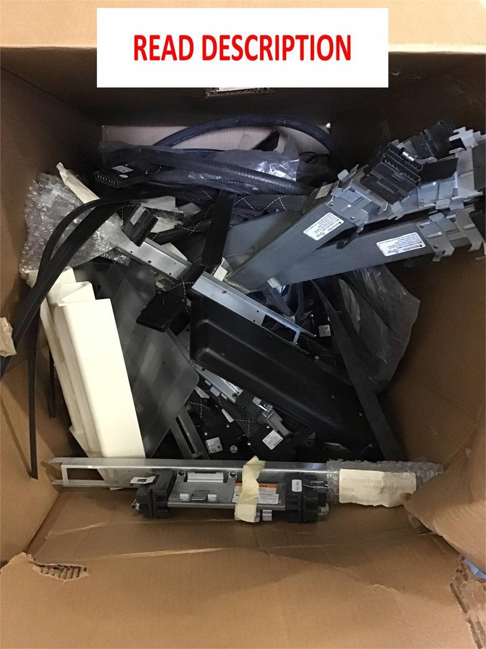 Box full of random cubicle connector pieces